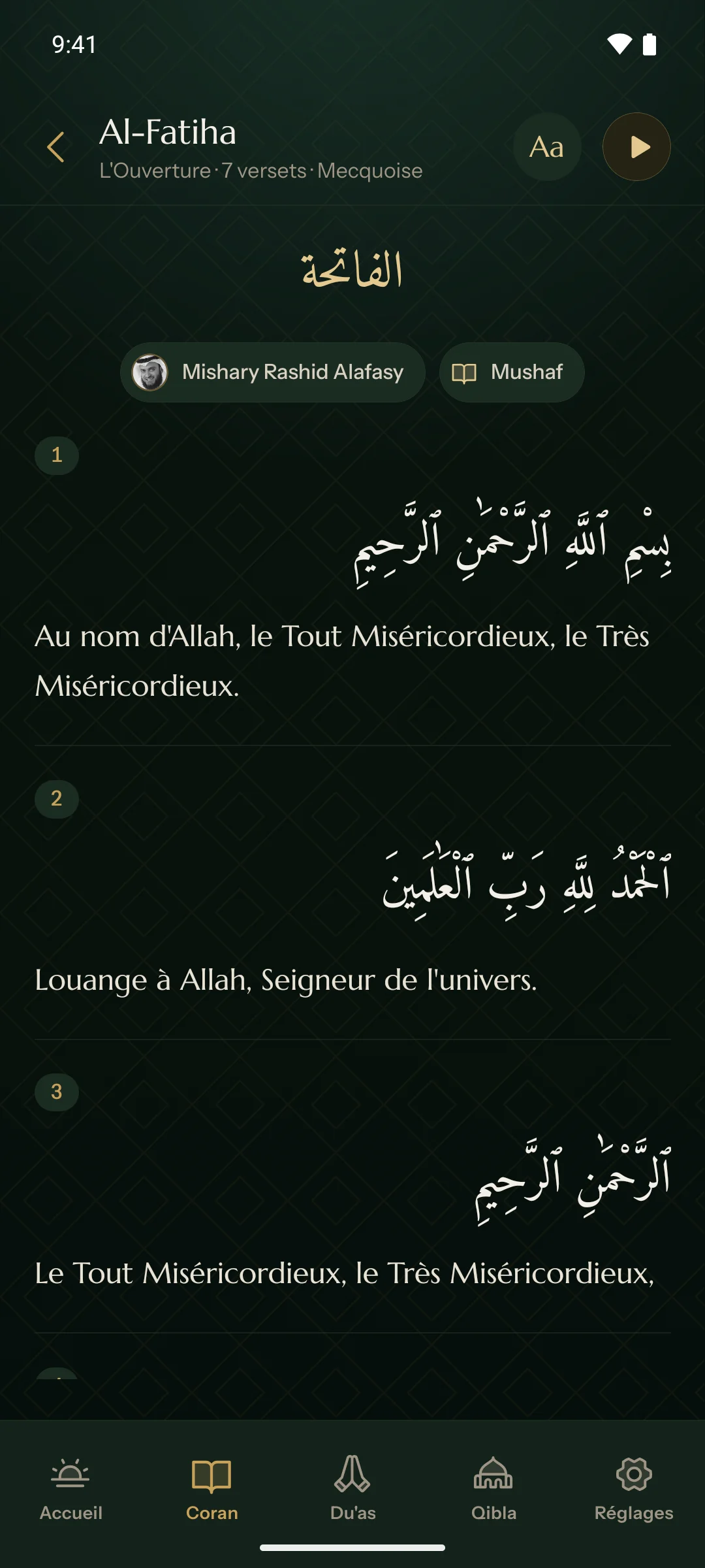 Le Saint Coran, toujours avec vous